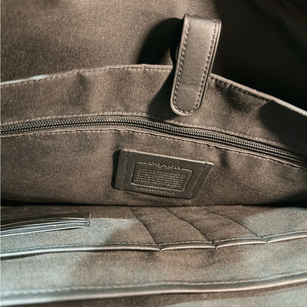 Coach Graham Slim Brief / Laptop Bag – Smooth Calf Leather in Saddle Brown - Picture 7 of 11